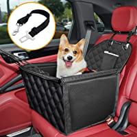 KYG Protector Impermeable para Mascotas Asiento del Coche Transpirable Extraíble con Correa de Seguridad para Proteger…